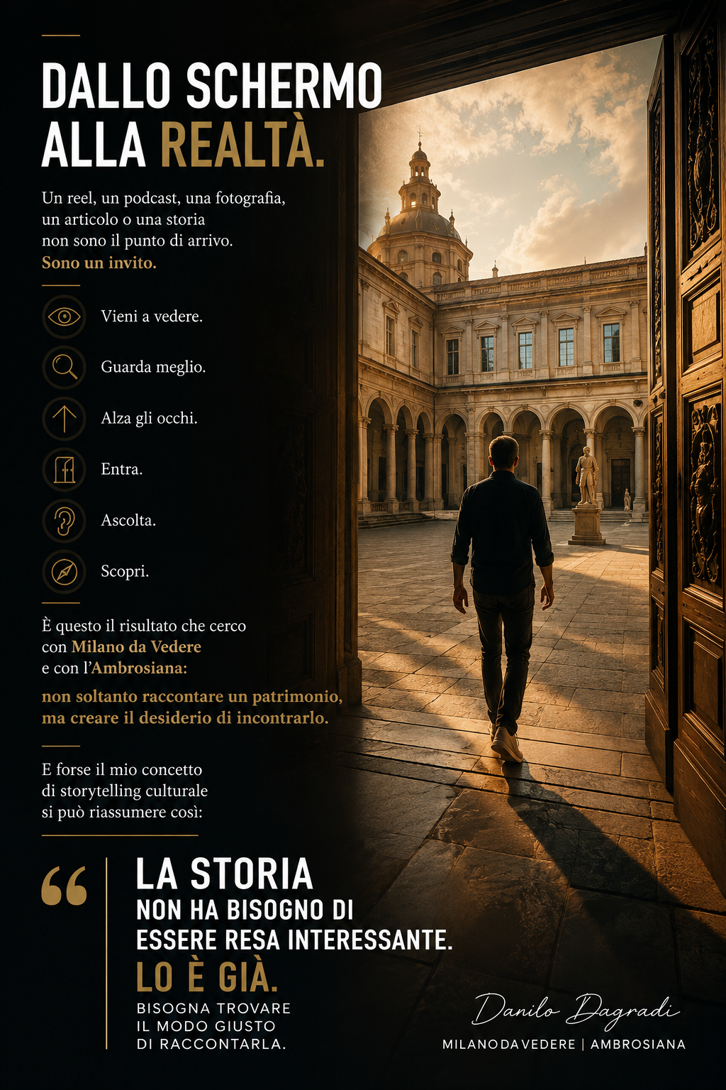 Dallo schermo alla realtà: un invito a incontrare storia, arte e patrimonio dal vivo