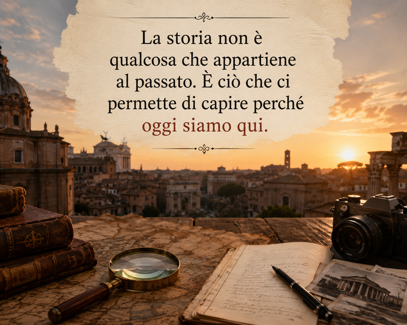 La storia non appartiene soltanto al passato: ci permette di capire perché oggi siamo qui